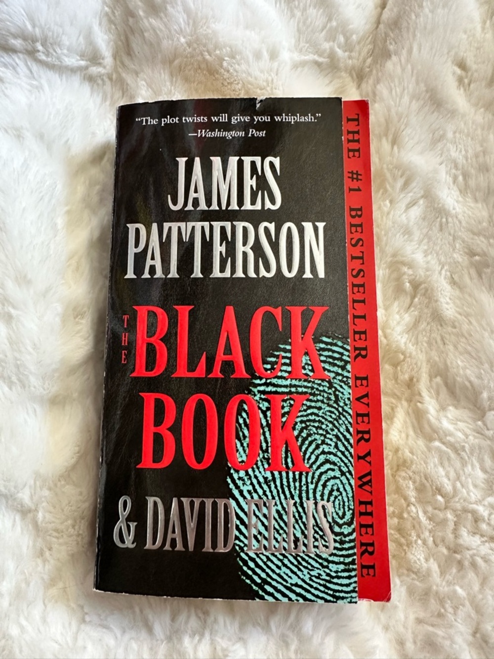 James Patterson "The Black Book" Paperback‎ - Black and Red Cover